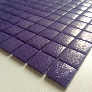 Hisbalit Obklad mozaika skleněná fialová 308B PROTISKLUZ 2,5x2,5 2,5x2,5 (33,33x33,33) cm - 25308BBH