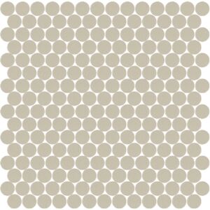 Hisbalit Obklad mozaika skleněná šedá 325A MAT kolečka kolečka prům. 2,2 (33,33x33,33) cm - KOL325AMH