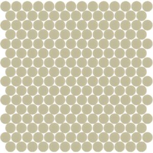 Hisbalit Obklad mozaika skleněná béžová 329A MAT kolečka kolečka prům. 2,2 (33,33x33,33) cm - KOL329AMH