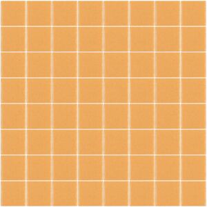 Hisbalit Obklad mozaika skleněná oranžová 326B MAT 4x4 4x4 (32x32) cm - 40326BMH