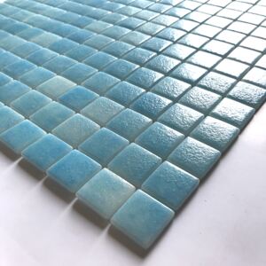 Hisbalit Obklad mozaika skleněná modrá CARIBE NON SLIP B 2,5x2,5 (33,3x33,3) cm - 25CARIBH