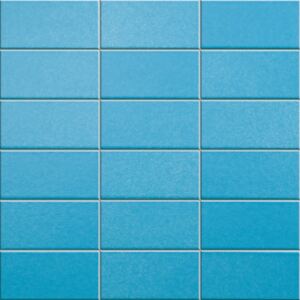APPIANI Keramická mozaika modrá 2018 HIBISCUS 50 5x10 (30x30) cm - MOS2018