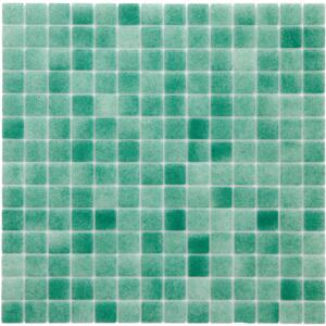 Hisbalit Obklad mozaika skleněná zelená ADRIATICO 2,5x2,5 (33,3x33,3) cm - 25ADRILH