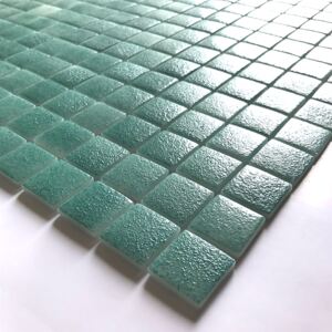 Hisbalit Obklad mozaika skleněná zelená ADRIATICO NON SLIP B 2,5x2,5 (33,3x33,3) cm - 25ADRIBH