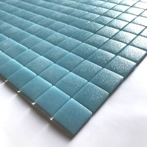 Hisbalit Obklad mozaika skleněná modrá NANSA NON SLIP B 2,5x2,5 (33,3x33,3) cm - 25NANSBH