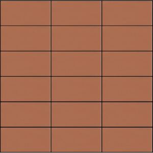 APPIANI Keramická mozaika oranžová 2013 ARAGOSTA 50 5x10 (30x30) cm - SET2013