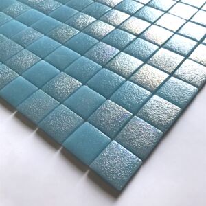 Hisbalit Obklad mozaika skleněná modrá CORCEGA NON SLIP B 2,5x2,5 (33,3x33,3) cm - 25CORCBH