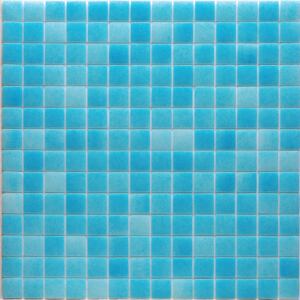 Hisbalit Obklad mozaika skleněná modrá CARIBE 2,5x2,5 (33,3x33,3) cm - 25CARILH