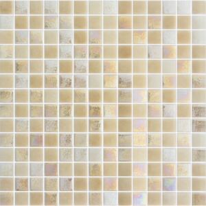 Hisbalit Obklad mozaika skleněná béžová MALLORCA 2,5x2,5 (33,3x33,3) cm - MALLORCA
