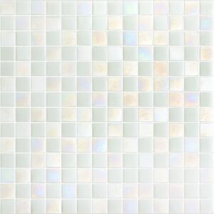 Hisbalit Obklad mozaika skleněná bílá IBIZA 2,5x2,5 (33,3x33,3) cm - 25IBIZLH