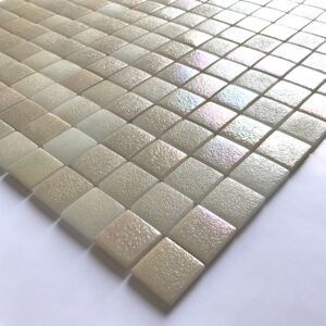 Hisbalit Obklad mozaika skleněná béžová MALLORCA NON SLIP B 2,5x2,5 (33,3x33,3) cm - 25MALLBH