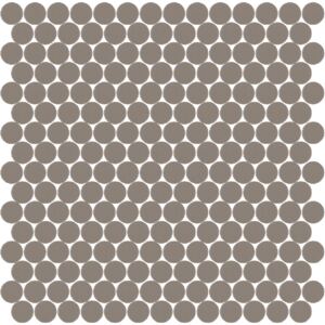 Hisbalit Obklad mozaika skleněná béžová 324A LESK kolečka kolečka prům. 2,2 (33,33x33,33) cm - KO324ALH