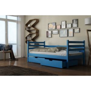 Dětská postel 90x190 ELEANORA - modrá