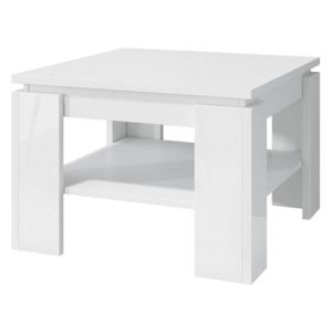 Cone Konferenční stolek 65x65 Bílý lesk