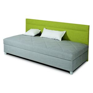 Čalouněná postel ERIKA s bočním čelelem - výběr rozměrů a potahů - 80x200cm