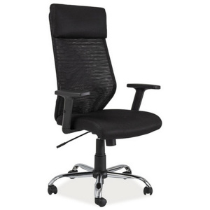 Kancelářská židle MONDAY, 115-124x69x46x40-49, černá