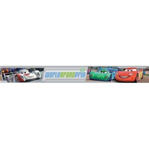 Bordura samolepící Auta World Grand Prix BDD-5-051-10, rozměr 5 m x 10,6 cm, dětská bordura 5505110, IMPOL TRADE