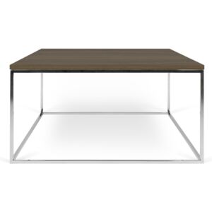 Tema Home Konferenční stolek GLEAM 40x75x75cm,chromověořechový