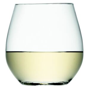 LSA Wine sklenice na bílé víno 370ml, Set 4ks, Handmade