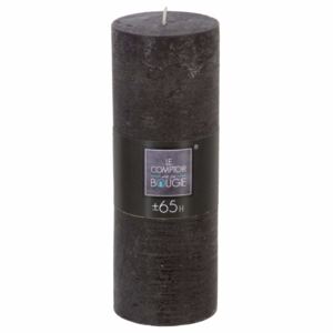 Dekorativní svíčka, černá svíčka, 6,7x 18,9 cm