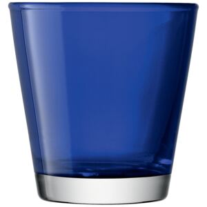 LSA Asher sklenice modrá, 340ml, Handmade