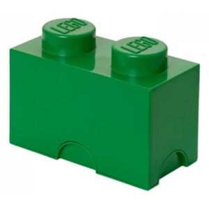 LEGO úložný box, zelená, 125 x 250 x 180 mm