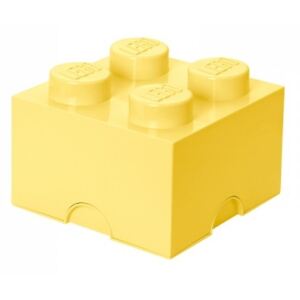 LEGO úložný box, světle žlutá, 250 x 250 x 180 mm