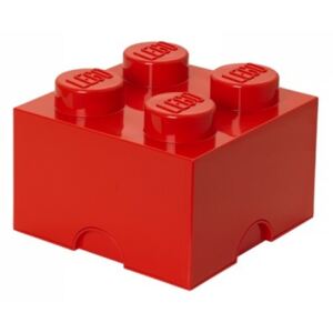 LEGO úložný box, červená, 250 x 250 x 180 mm