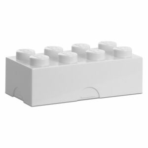 LEGO box na svačinu, bílá, 100 x 200 x 75 mm