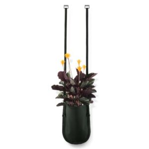 Závěsný květináč PLANT BAG M, černý