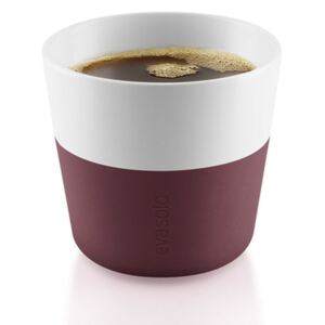 Hrnky na kávu Lungo , burgundy 230ml, set 2ks, eva solo