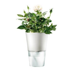 Samozavlažovací květináč na bylinky, křídově bílá 13cm, Eva Solo