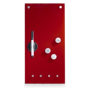 Zeller, Magnetická popisovací tabule, červená, 11614 20 x 40 x 4 cm 11614