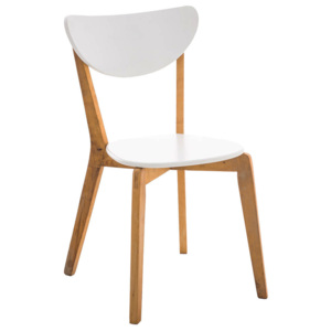 Jídelní židle Emir, dřevo/bílá