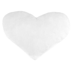 Dekorační polštář s výplní - srdce - 1 bílá Stoklasa