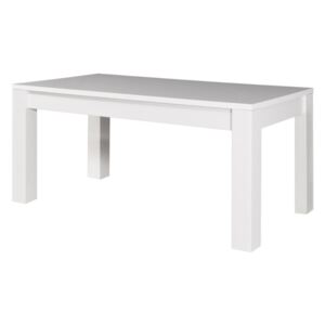 Jídelní stůl - FABIO 6, bílá lesklá