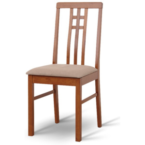 Židle v jednoduchém moderním provedení hnědá SILAS
