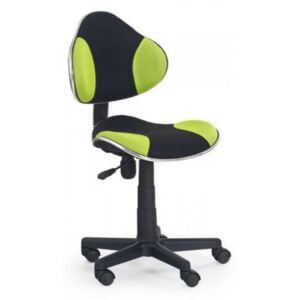 Halmar Dětská židle Flash Černá/zelená
