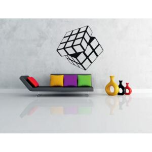 Samolepka na zeď- Rubikova Kostka