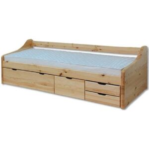 Drewmax Dřevěná postel 90x200 LK131 dub
