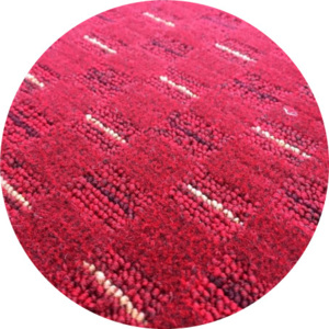 Vopi koberce Kusový koberec Valencia červená kulatý - 100x100 kruh
