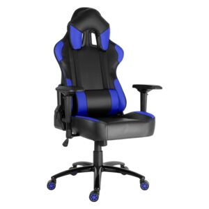 Herní židle RACING PRO ZK-032 černo-modrá