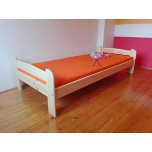 SKLADEM Masivní borovicová postel STÁŇA (90 x 200)
