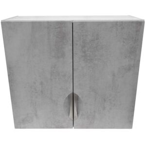 Kuchyňská skříňka horní 80 cm barva beton korpus šedý