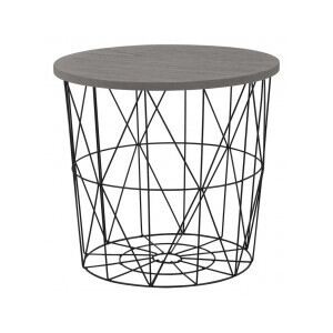 Přístavný stolek Mariffa (černá/šedá)