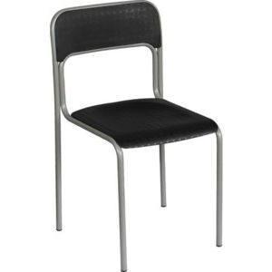 Plastová jídelní židle Cortina, černá