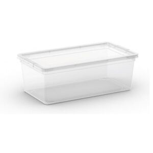 KIS Plastový úložný box C-Box Transparent XS, 6 L