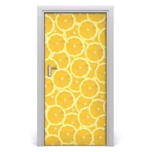 Fototapeta na dveře do domu samolepící citrony
