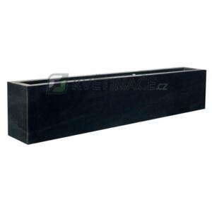 Fiberstone truhlík Black mat 200x30x40cm