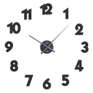 Exkluzivní černé nalepovací hodiny JVD HB25 (arabské číslice)